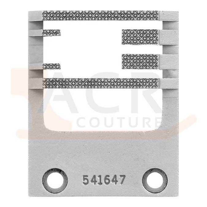 Griffe Zig Zag 10mm à dents moletées SINGER 20U