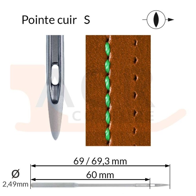 Aiguilles 794S, DYx3SS -CUIR-
