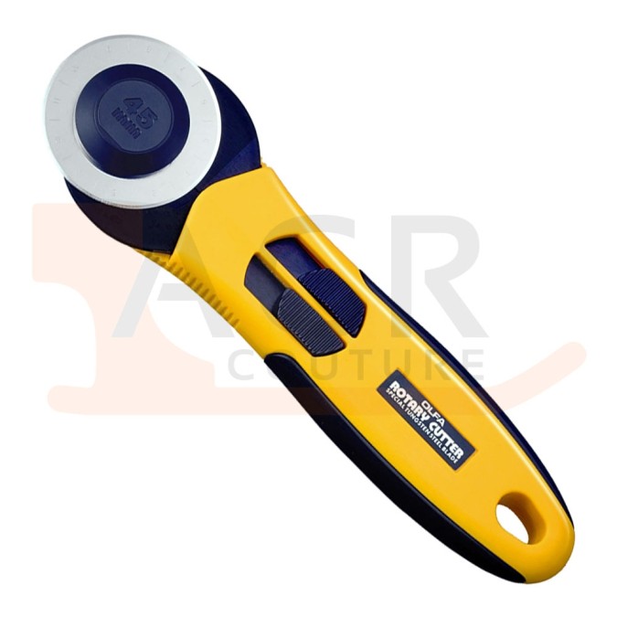 Cutter rotatif OLFA 45mm avec sécurité