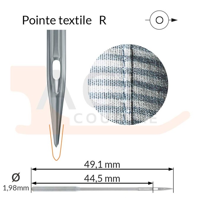 Aiguilles MTX190 R -TEXTILE-