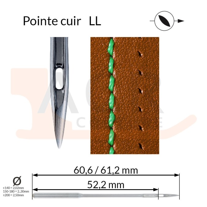 Aiguille 328 LL -CUIR-