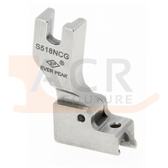 Pied presseur pose fermeture éclaire invisible avec guide  S518NCG