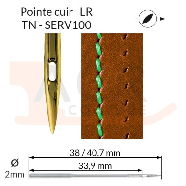 Aiguilles 134 LR -CUIR- TN...